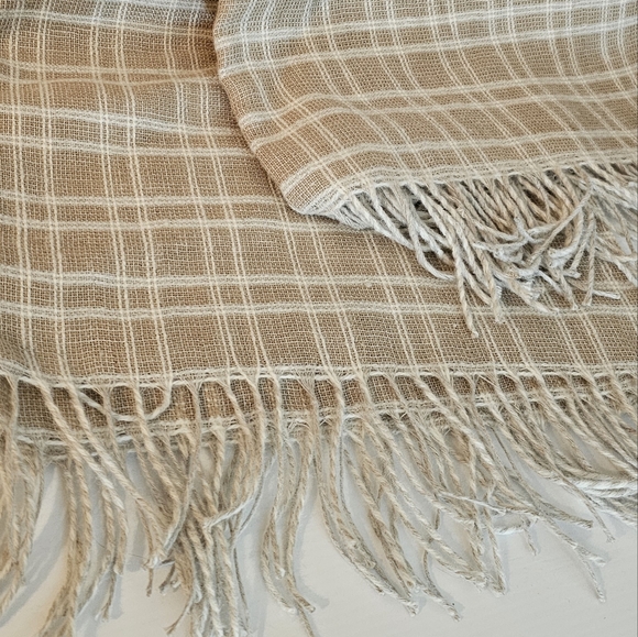 Fibre By Auskin Linen Wool Throw Blanket - Picture 5 of 16